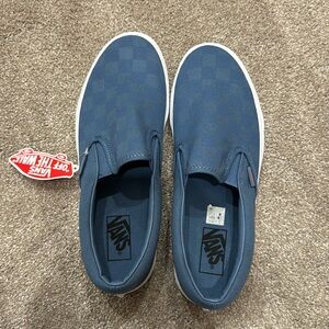 VANS CHECKERED SLIP ONS